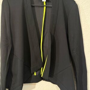 Carolina Belle Black Blazer with Neon Trim